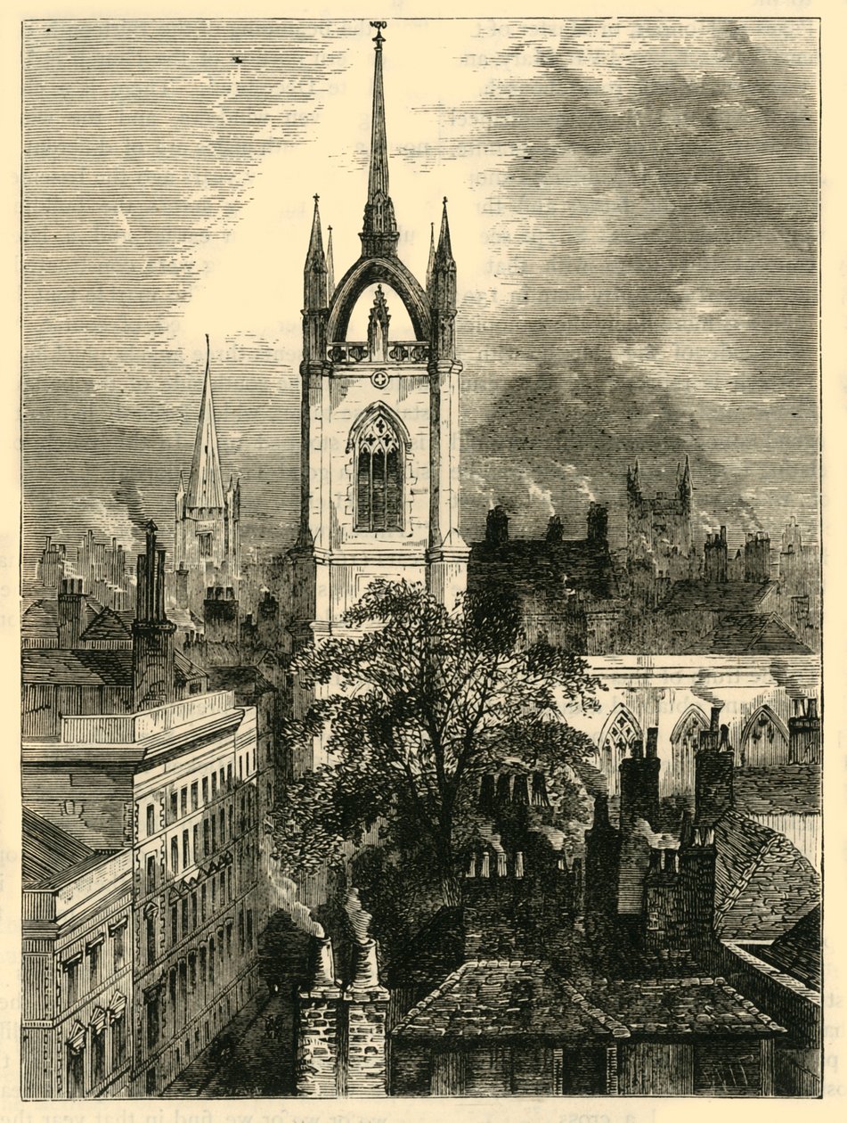 St. Dunstans-in-the-East, ca. 1872 von Unbekannt