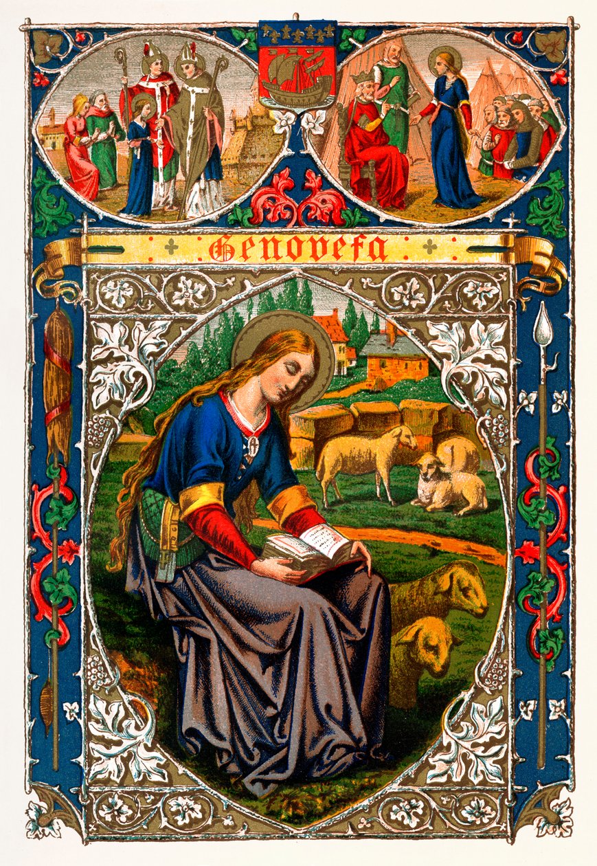 St. Genevieve, 1886 von Unbekannt