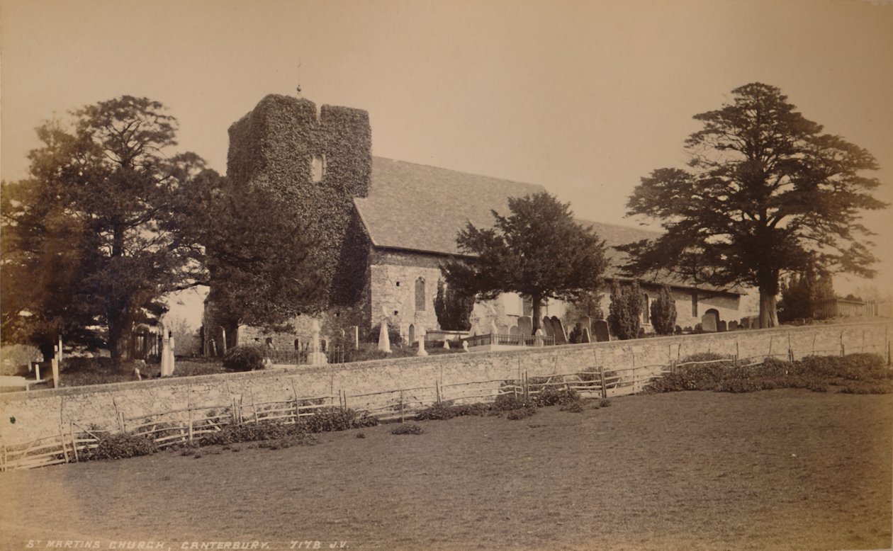 St. Martins Kirche, Canterbury, 1929 von Unbekannt