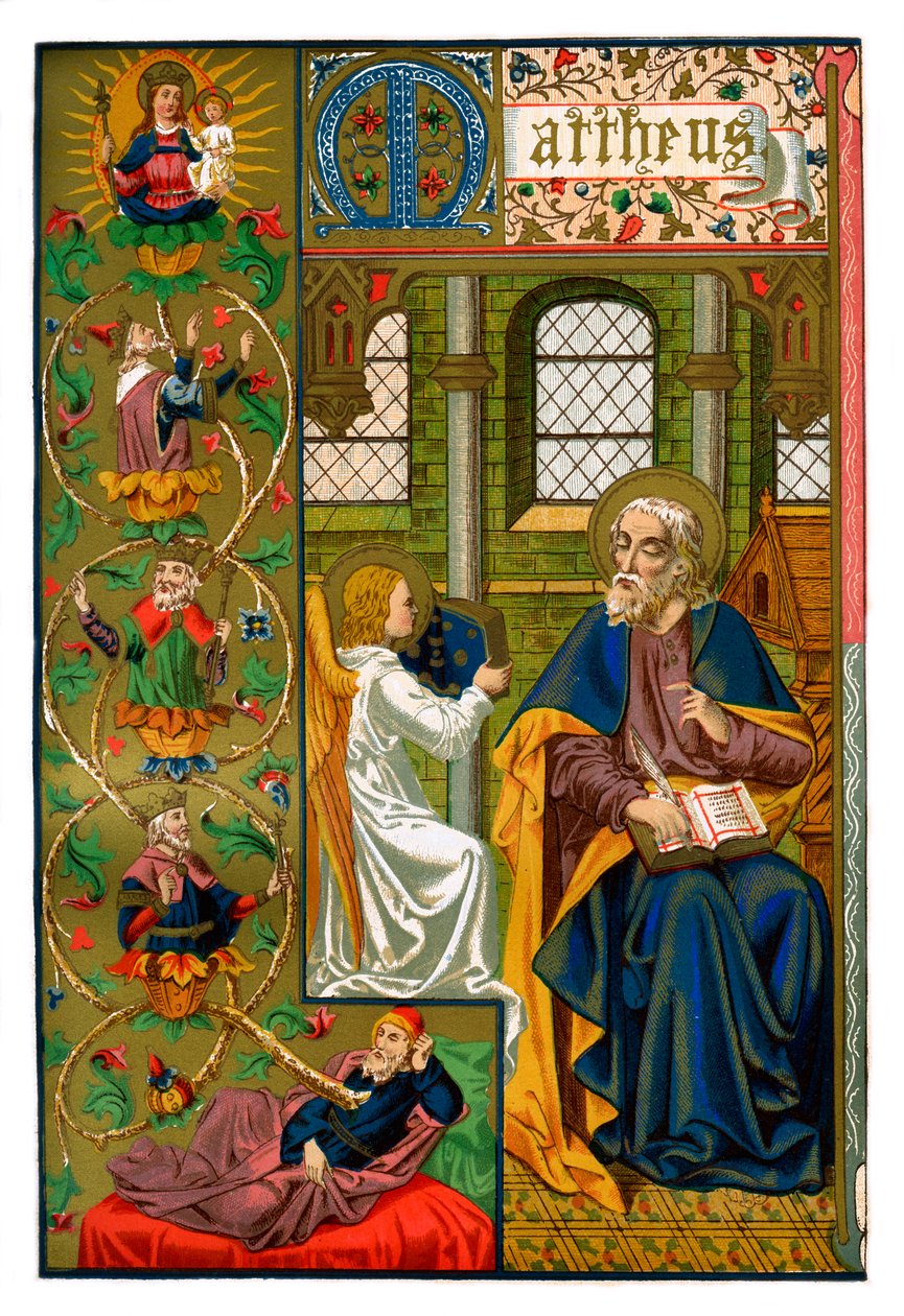 Der Evangelist Matthäus, 1886 von Unbekannt