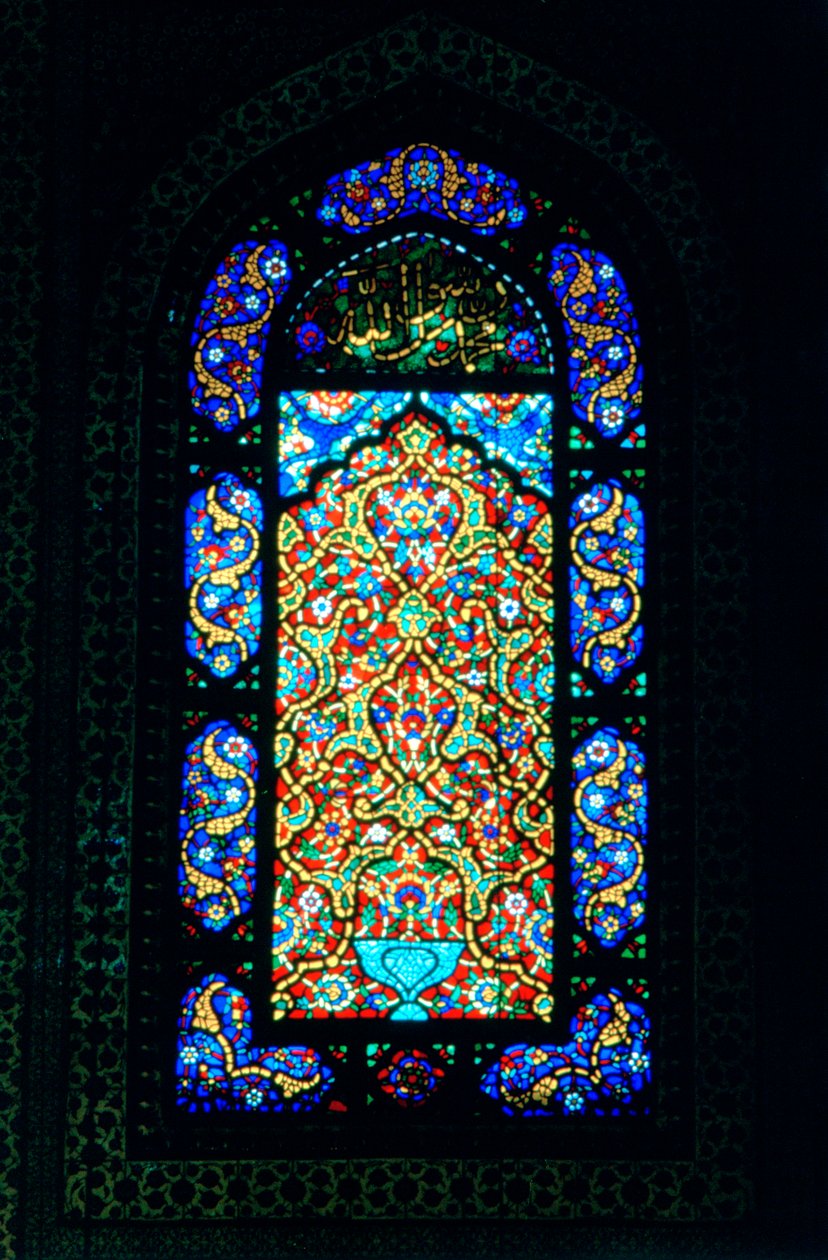 Buntglasfenster, Suleymaniye-Moschee, 1557 von Unbekannt
