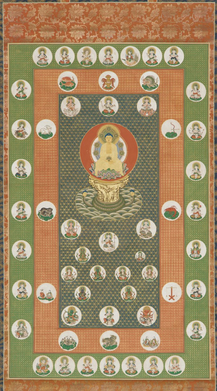 Stern-Mandala, Edo-Periode, 1615-1868 von Unbekannt