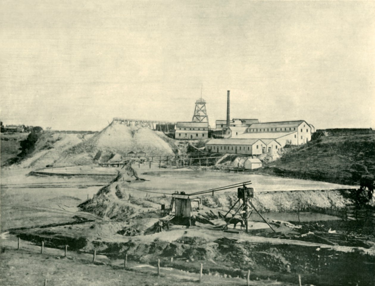 Star of the East Goldmine, Ballarat, 1901 von Unbekannt