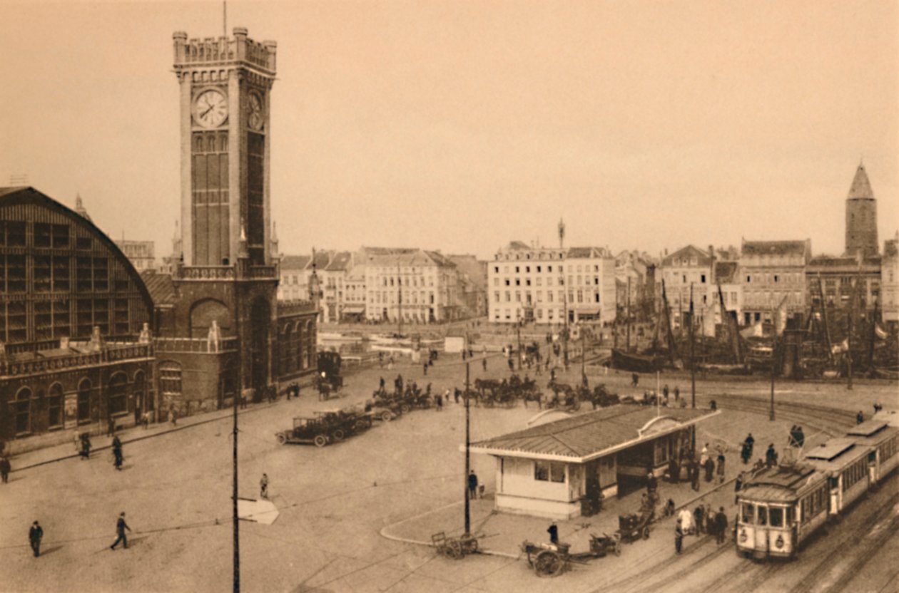 Bahnhofplatz, ca. 1928 von Unbekannt