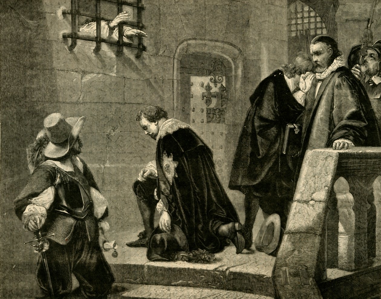 Strafford geht zur Hinrichtung, 1641, 1881 von Unbekannt