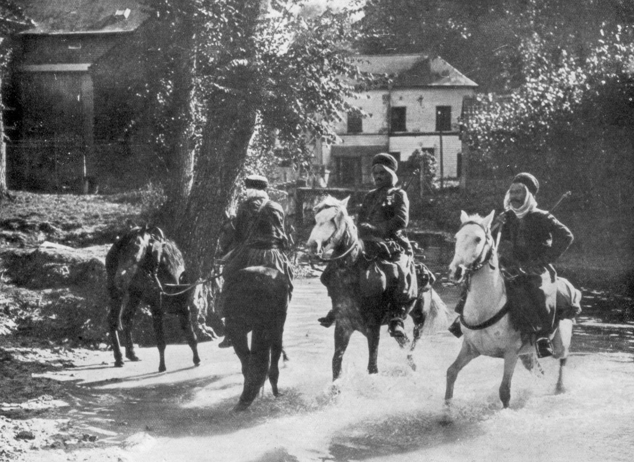 Sudanesische Kavallerie, Frankreich, 1915 von Unbekannt