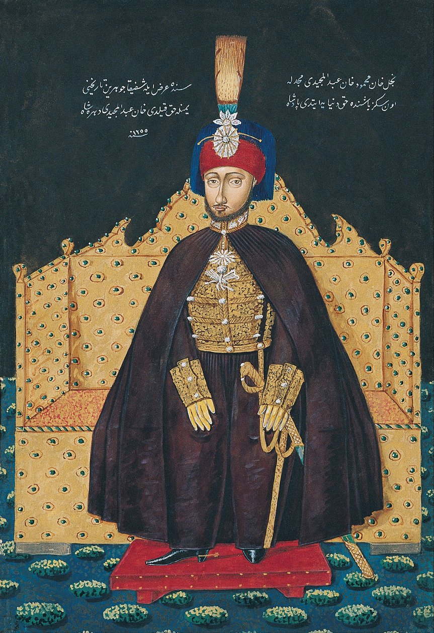 Sultan Abdülmecid I, Mitte des 19. Jahrhunderts von Unbekannt