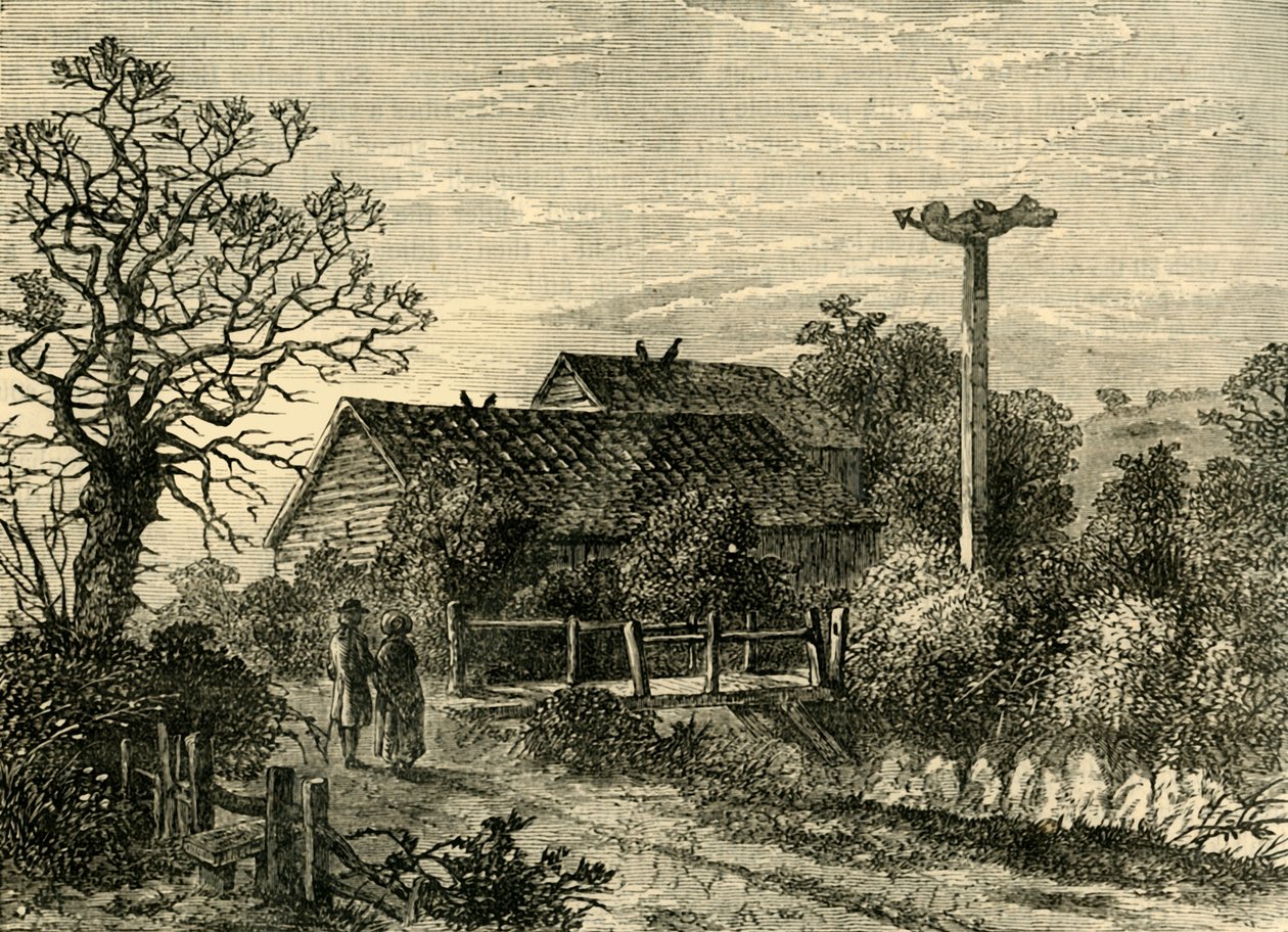 Sydenham Wells im Jahr 1750, um 1878 von Unbekannt