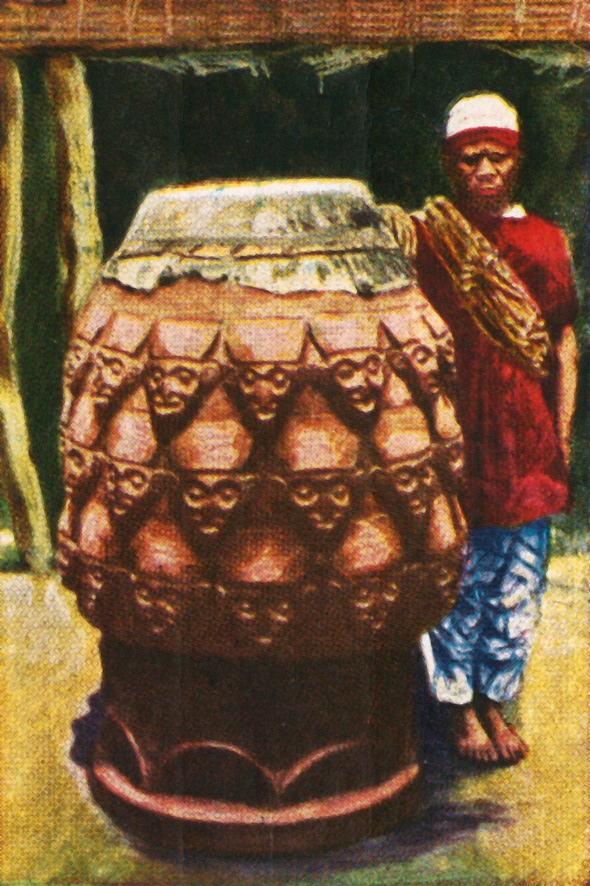 Sprechende Trommel, Kamerun von Unbekannt
