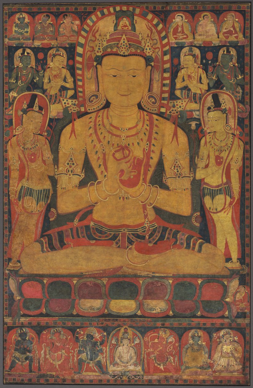 Tantrischer Buddha Vairochana, um 1150-1200 von Unbekannt