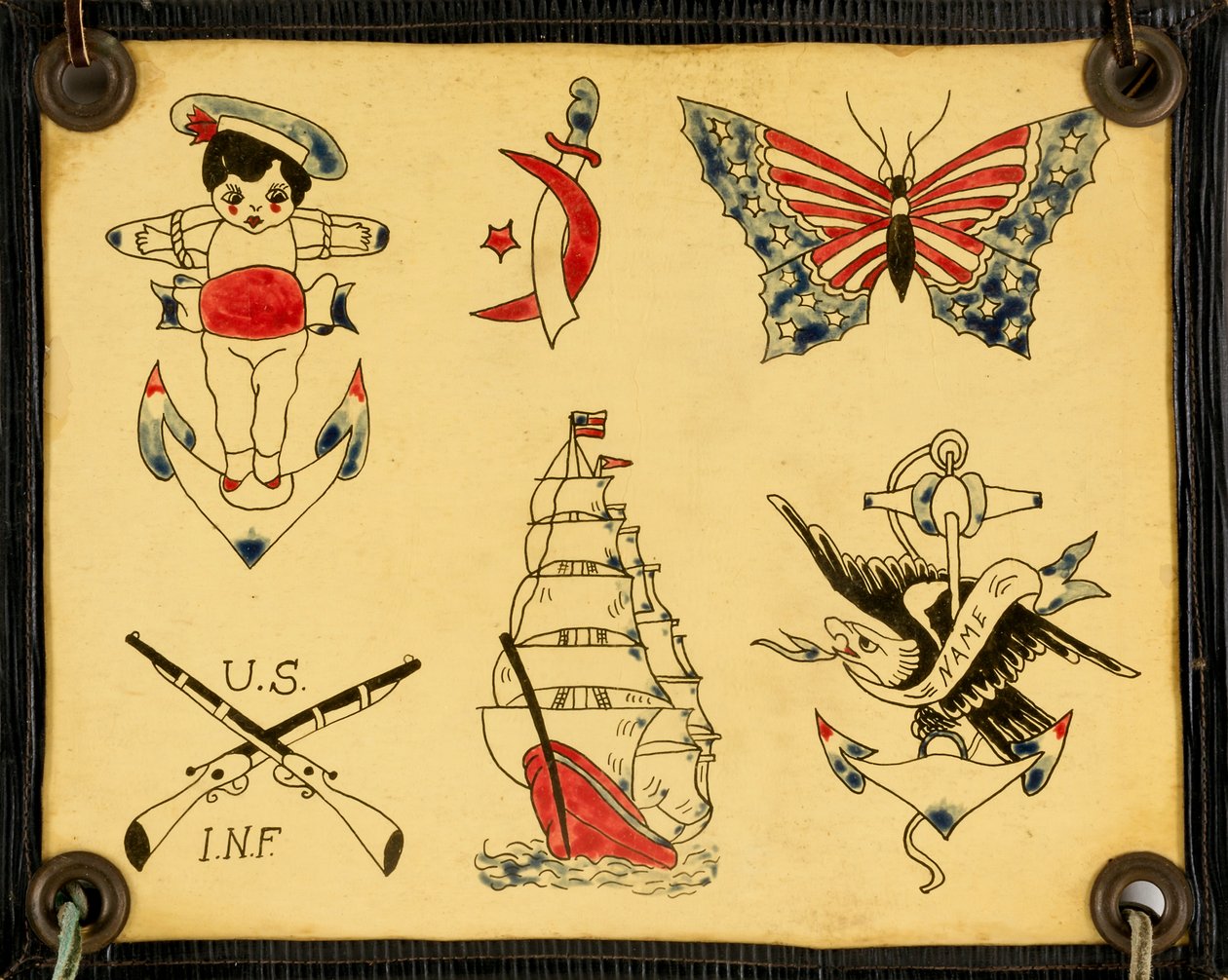 Tattoo-Flash, 20. Jahrhundert von Unbekannt