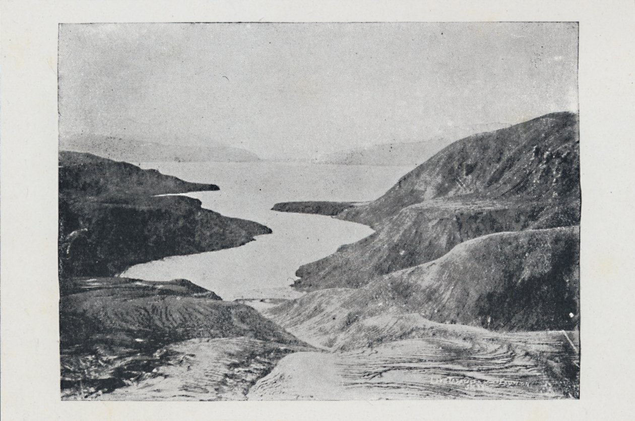 Te Wairoa nach dem Ausbruch des Tarawera, 1923 von Unbekannt