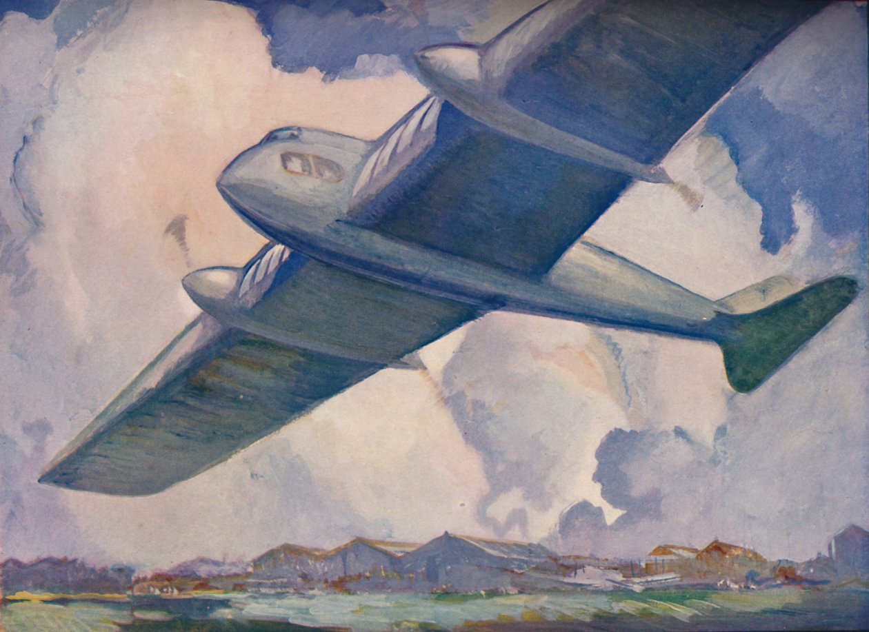 Das Flugzeug der Zukunft, 1927 von Unbekannt