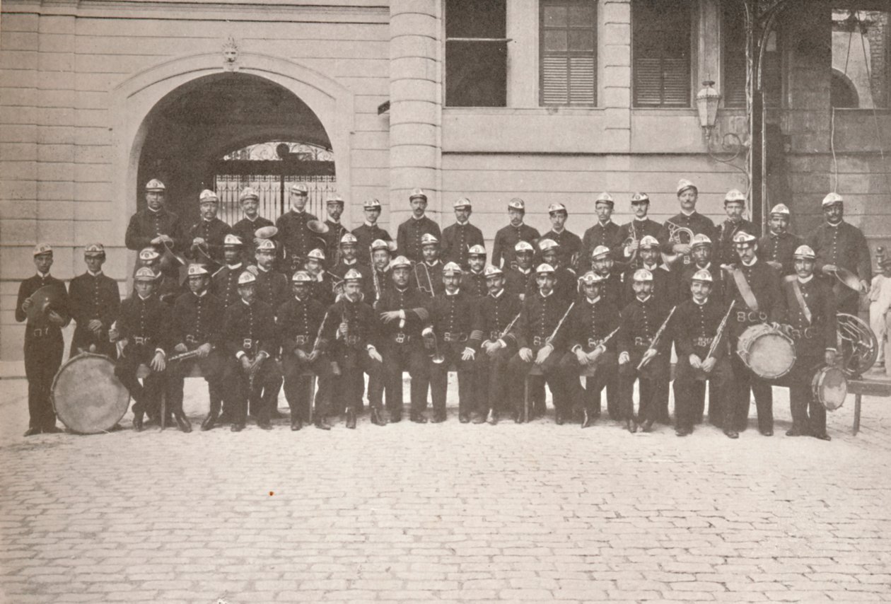 Die Band der Rio-Feuerwehr, 1914 von Unbekannt