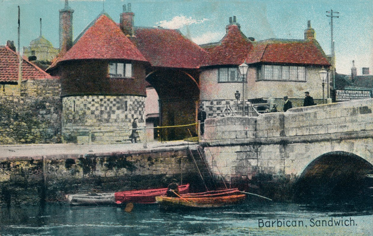 Die Barbican, Sandwich, Kent, um 1905 von Unbekannt