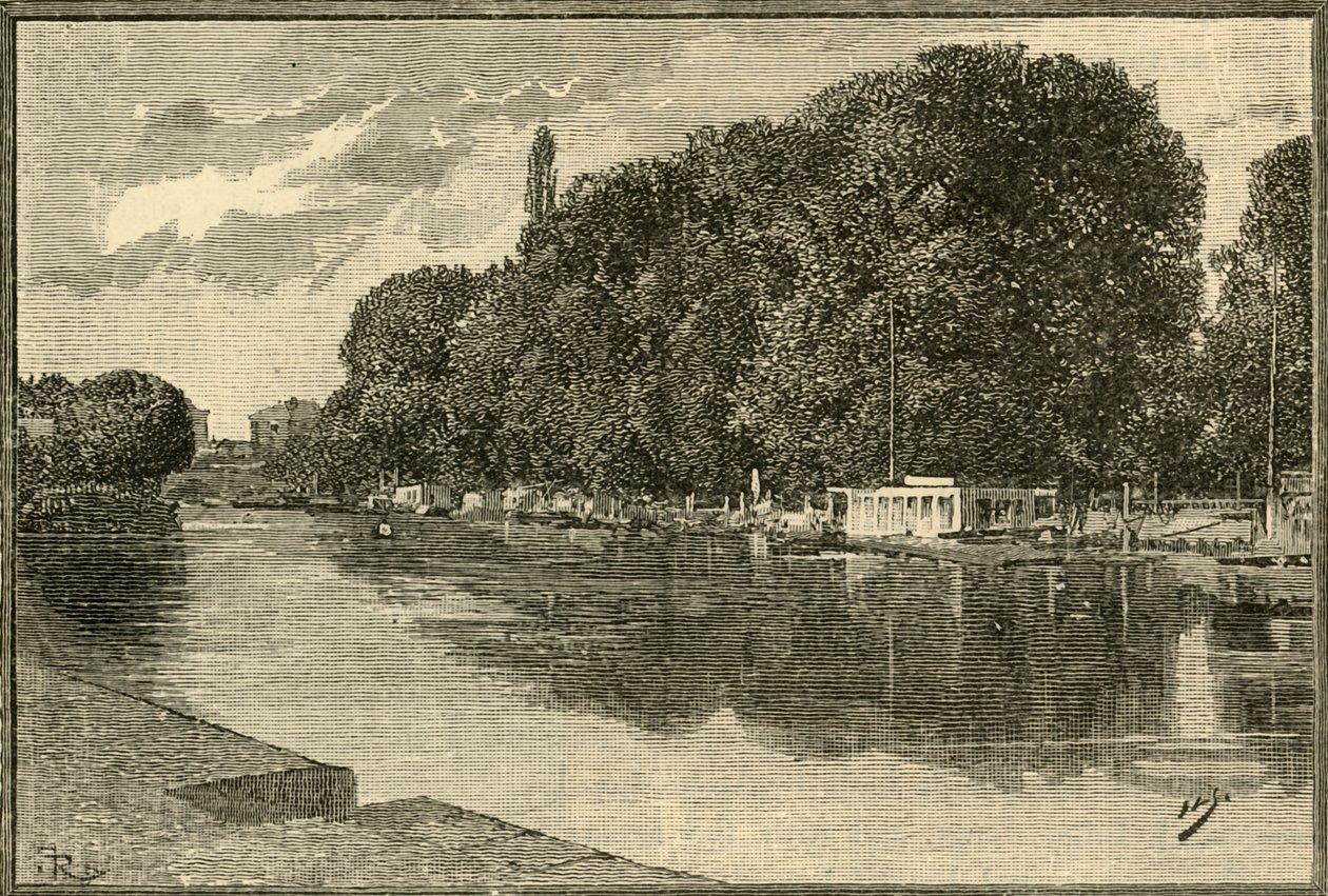 Die Lastkähne, 1898 von Unbekannt