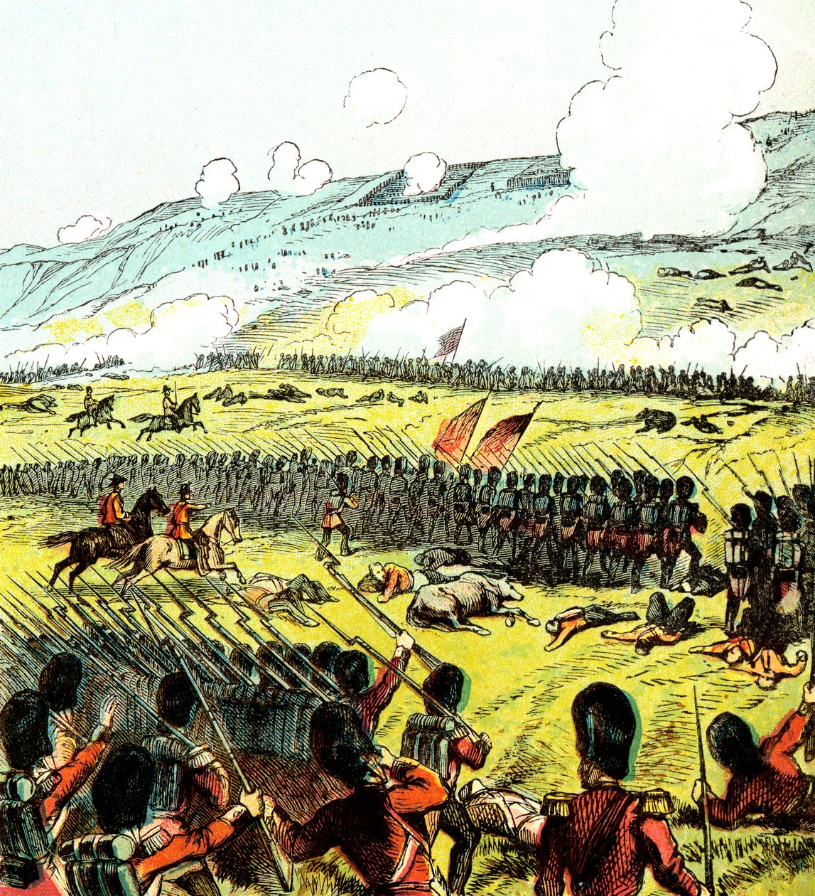 Die Schlacht an der Alma, 1854, um 1850er von Unbekannt