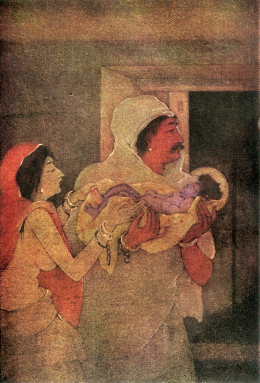 Die Geburt Krishnas, 1920 von Unbekannt
