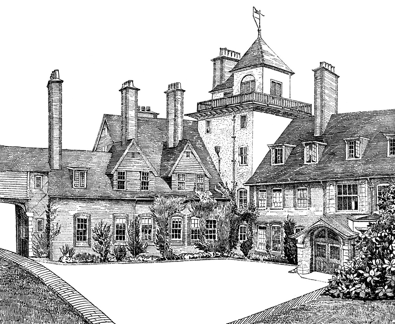 Der Hof, Standen, East Grinstead von Unbekannt