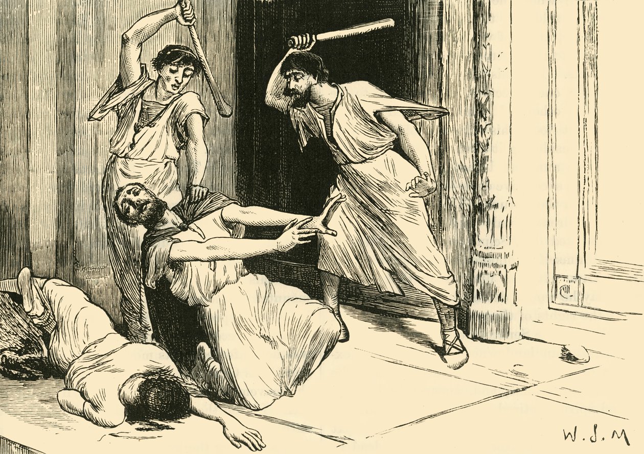 Der Tod des Tiberius Gracchus, 1890 von Unbekannt