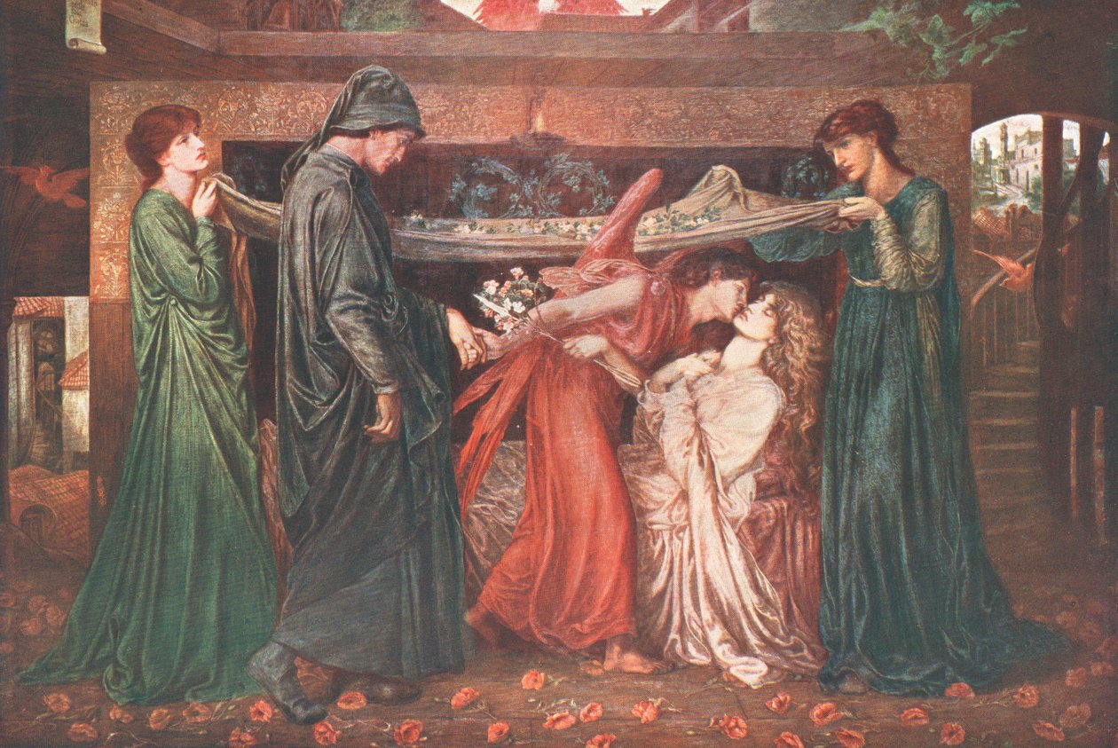 Der Traum von Dante, ca. 1871, ca. 1902 von Unbekannt
