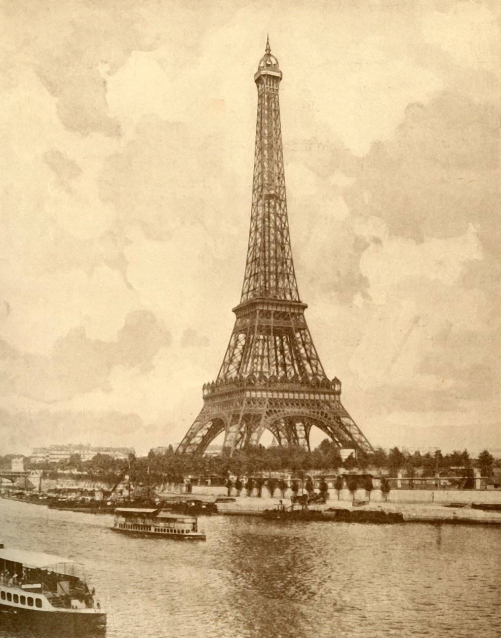 Der Eiffelturm, um 1930 von Unbekannt