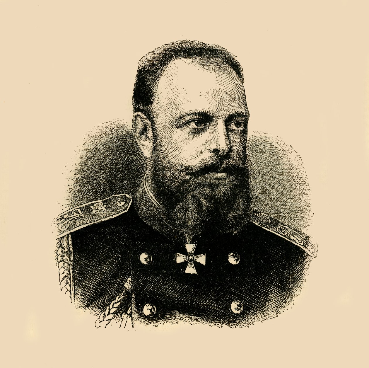 Der Kaiser Alexander III., 1881 von Unbekannt