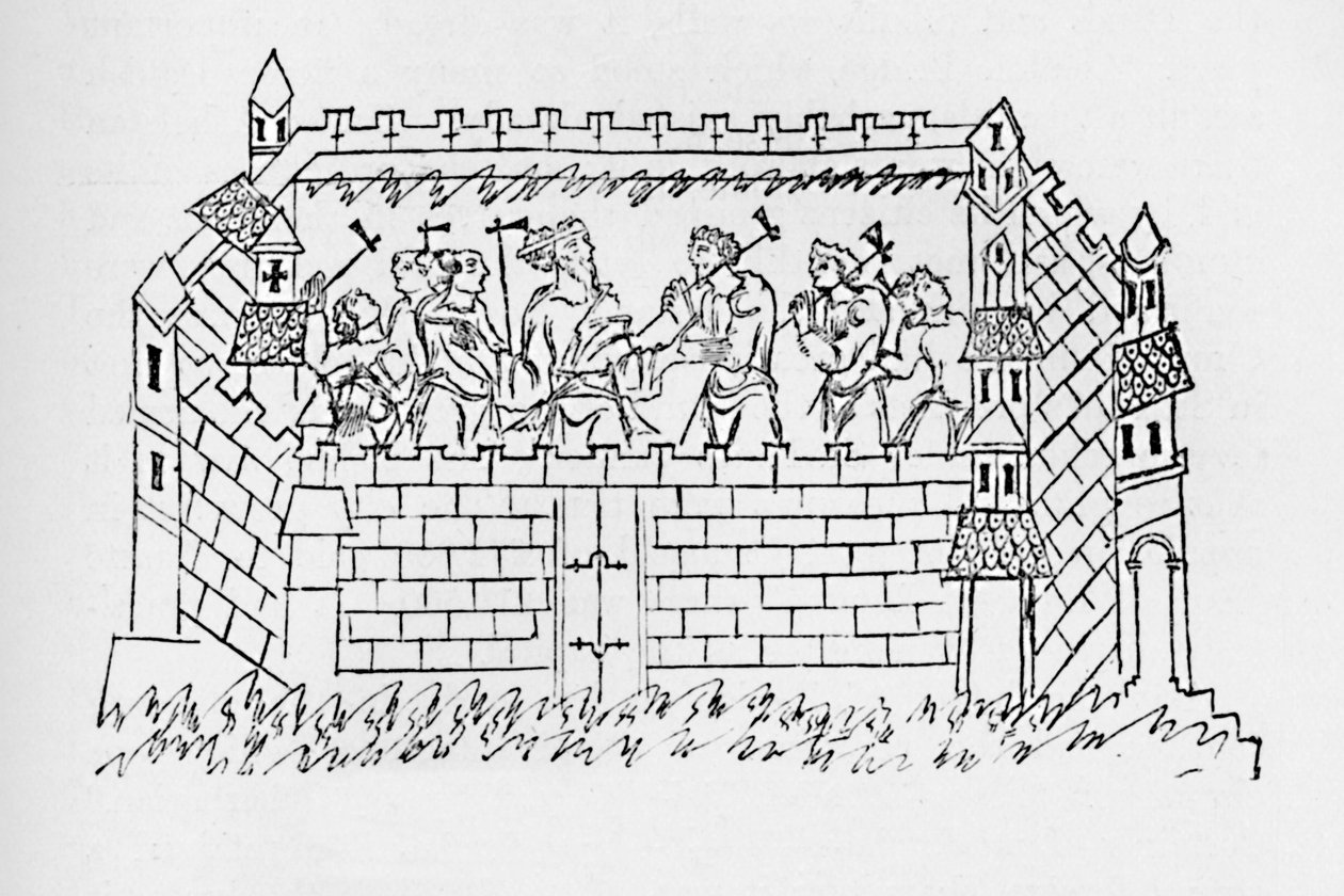 Das englische Burgh MS. Jun. xi., 1902 von Unbekannt