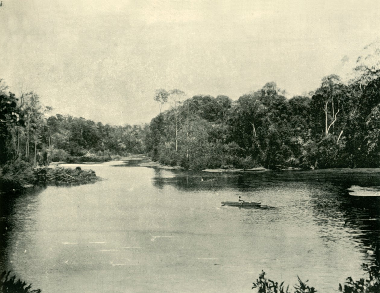 Das Ennoggera-Reservoir, 1901 von Unbekannt
