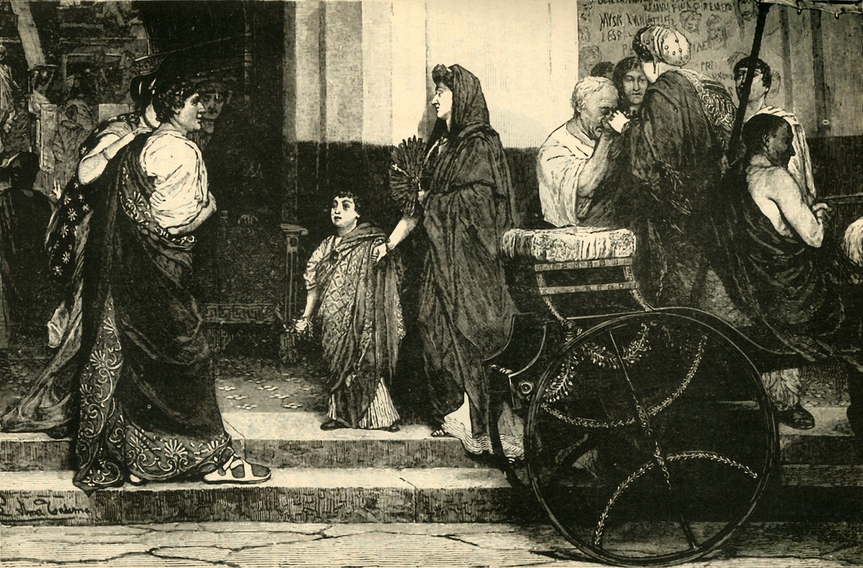 Der Eingang eines römischen Theaters, 1890 von Unbekannt