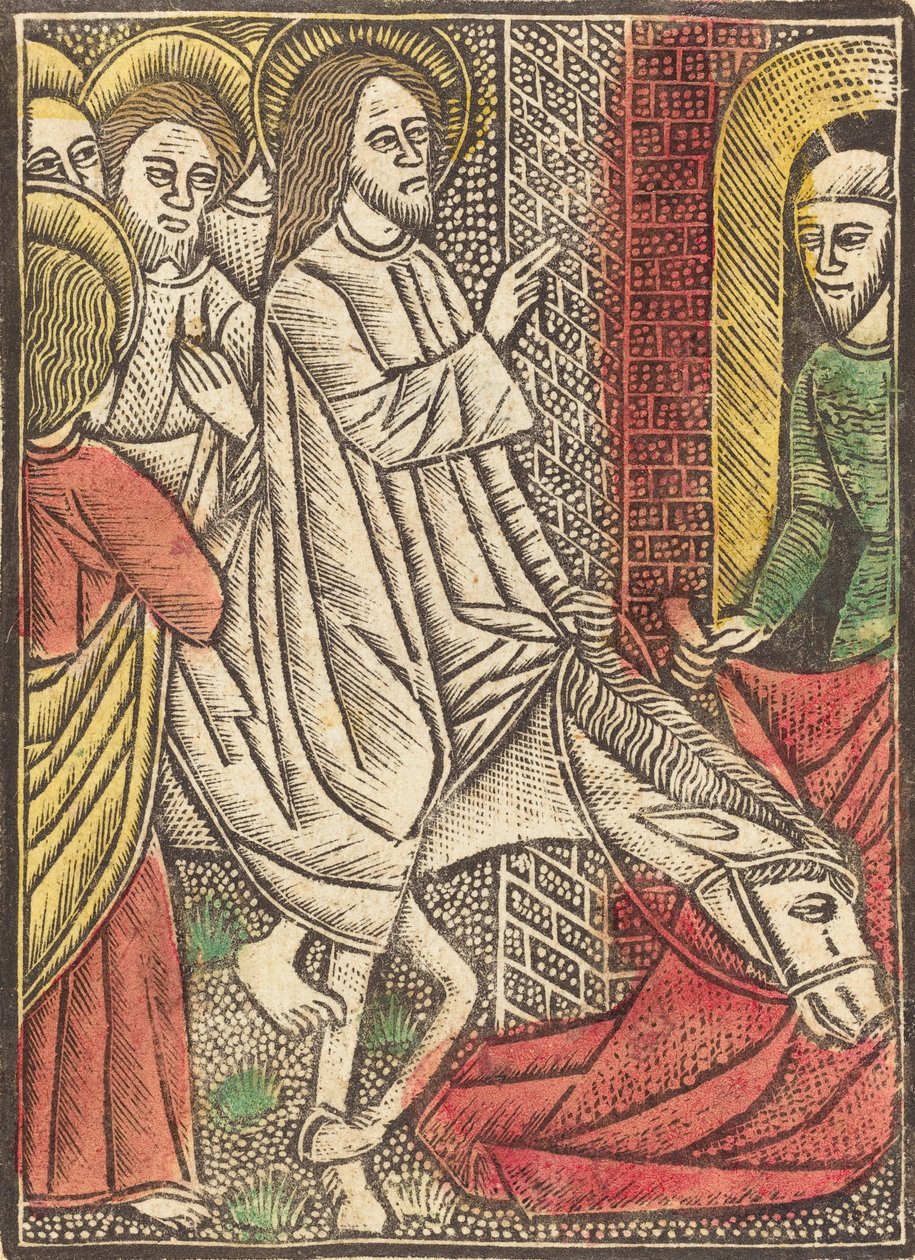 Der Einzug in Jerusalem von Unbekannt