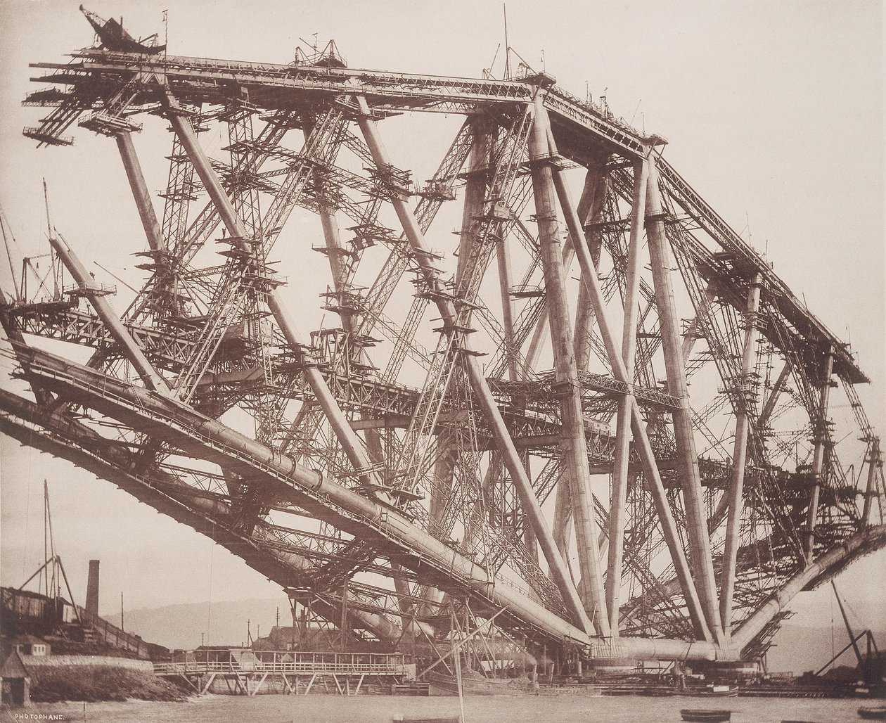 Die Fife-Kragbrücke, ca. 1880er Jahre von Unbekannt