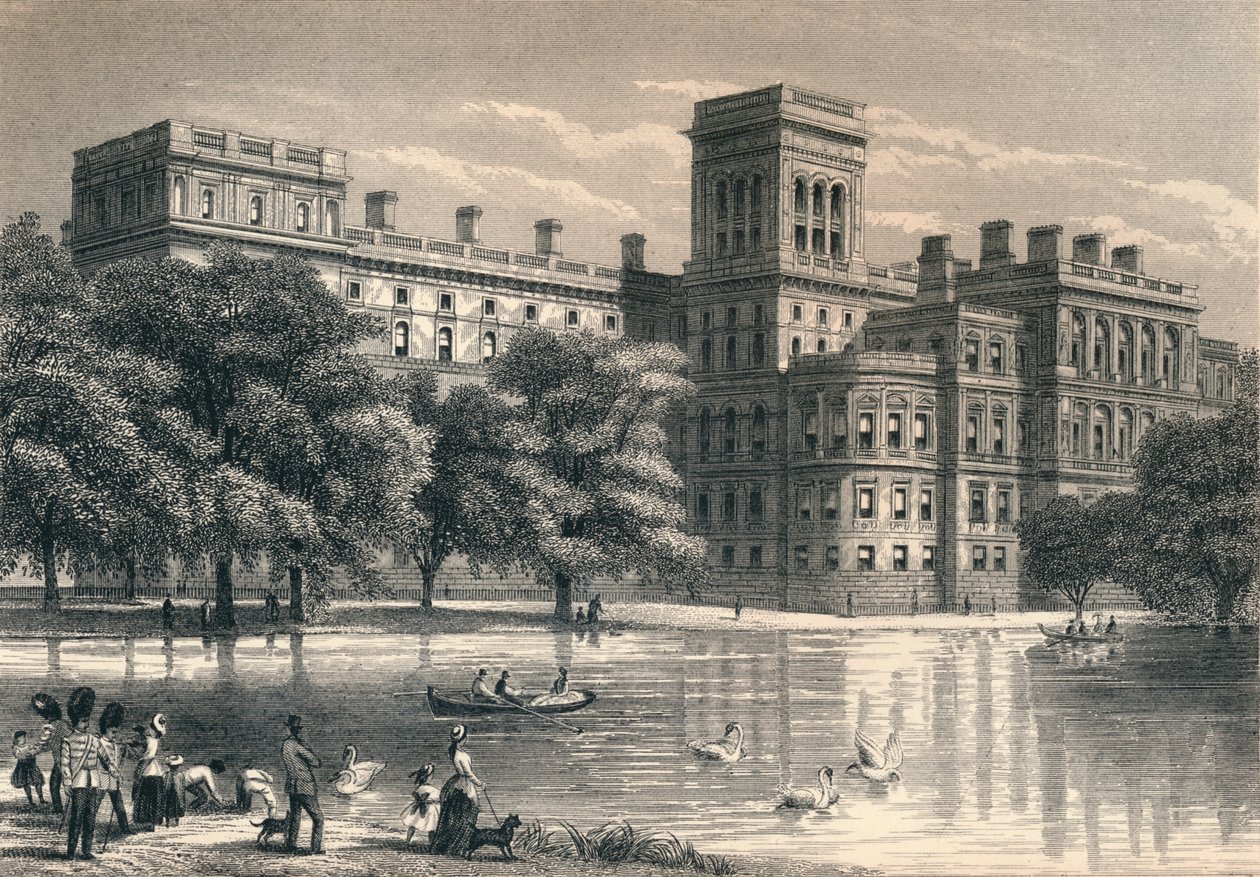 Das Außenministerium, Westminster, London, ca. 1850 1878 von Unbekannt