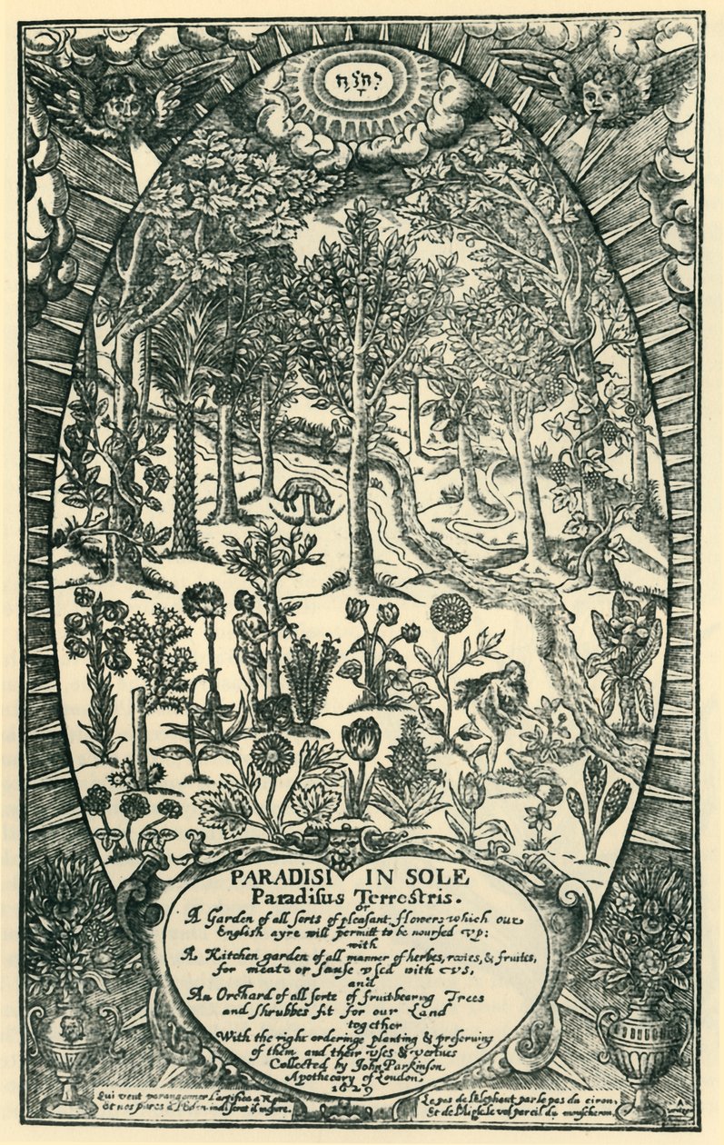 Der Garten Eden, 1629, 1944 von Unbekannt