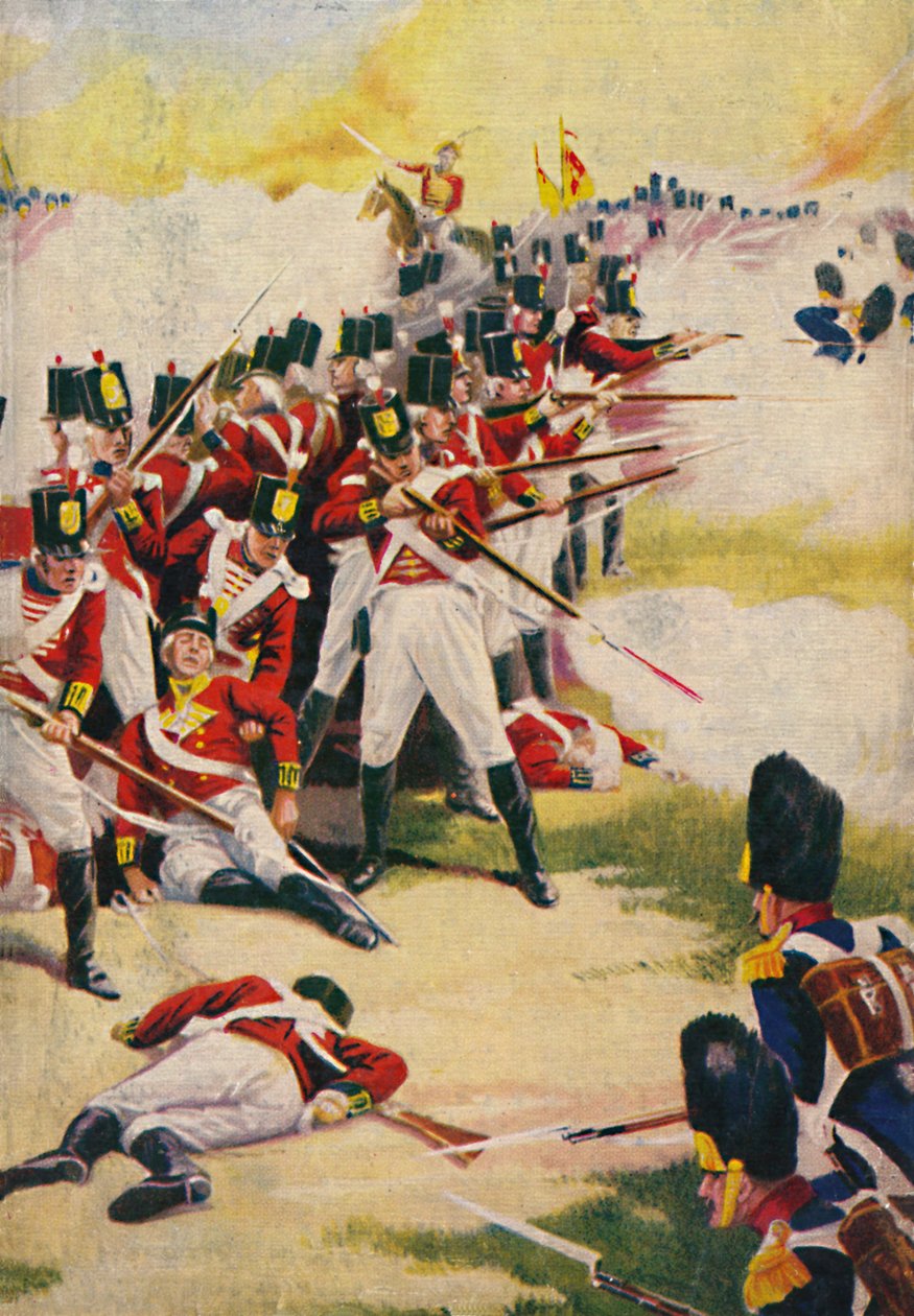 Das Gloucestershire Regiment. Rücken an Rücken in Alexandria, 1801, 1939 von Unbekannt