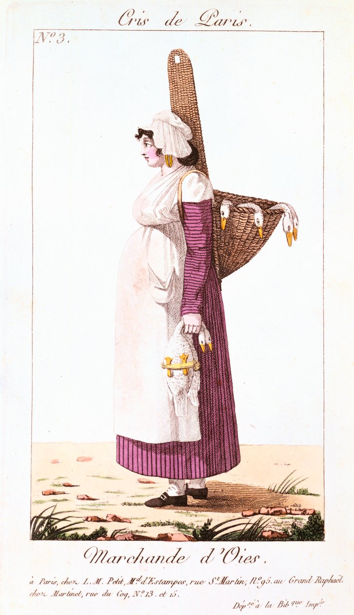 Der Gänseverkäufer, 1826 von Unbekannt