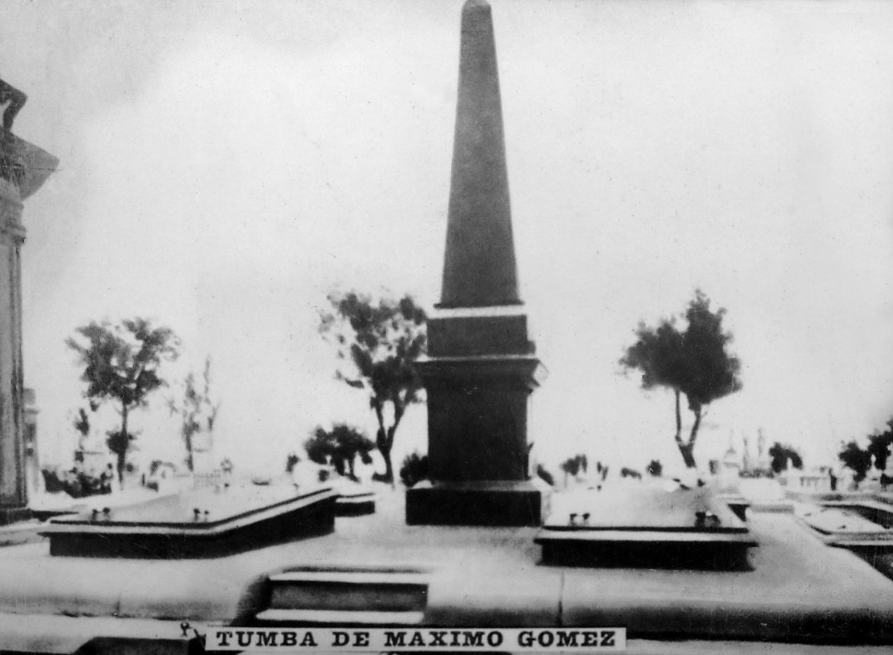 Das Grab von Maximo Gomez, 1920er von Unbekannt