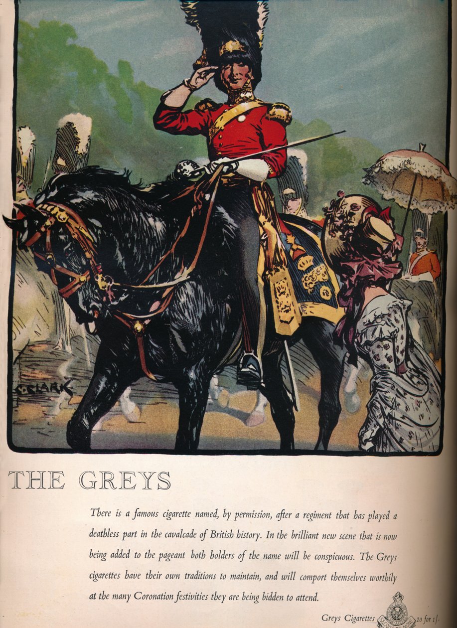 Die Greys - Greys Zigaretten, 1937 von Unbekannt