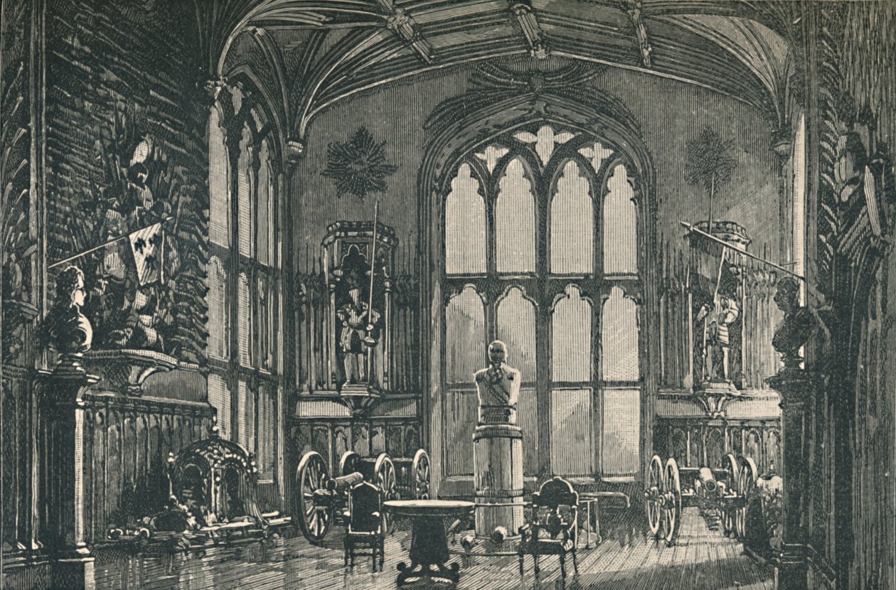 Der Wachraum oder Waffenkammer, 1895 von Unbekannt