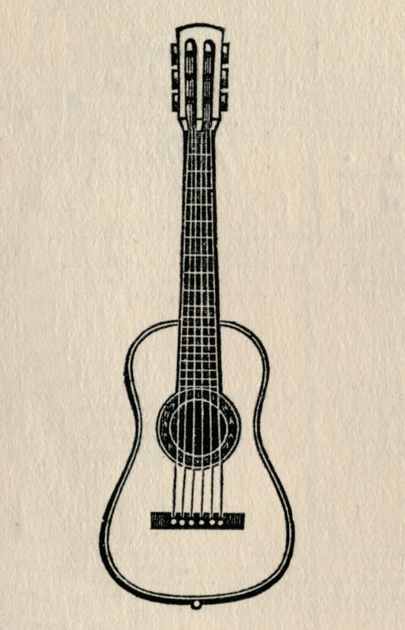 Die Gitarre von Unbekannt