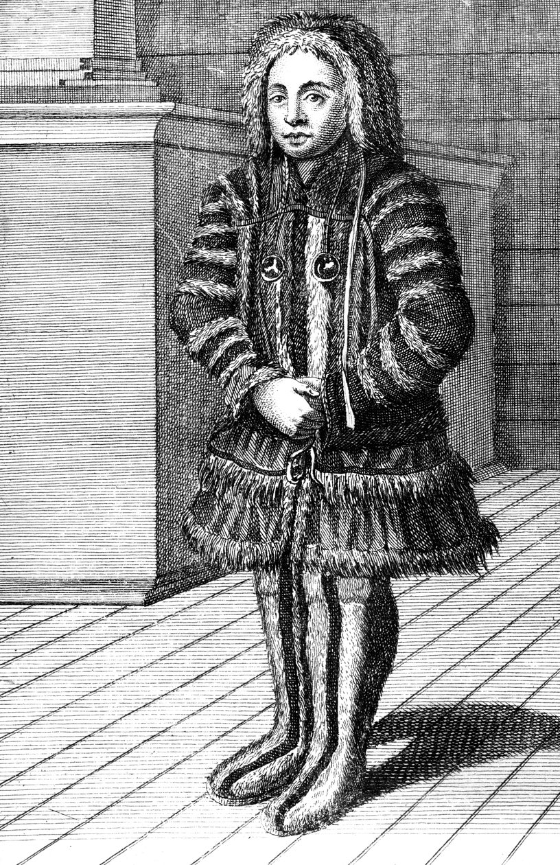 Die Tracht einer lappländischen Frau, 19. Jahrhundert von Unbekannt