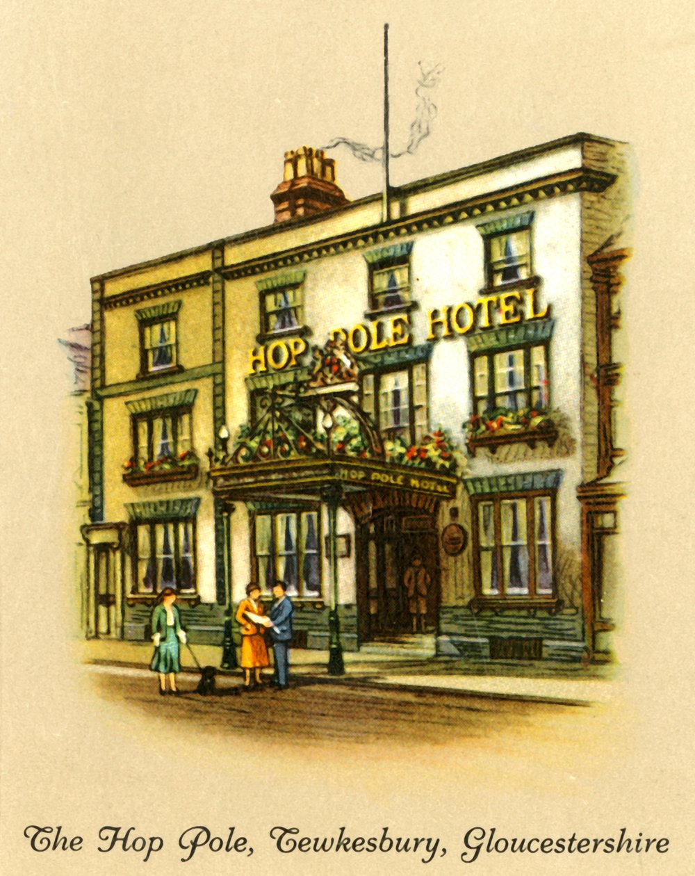Der Hopfenpfahl, Tewkesbury, Gloucestershire, 1936 von Unbekannt