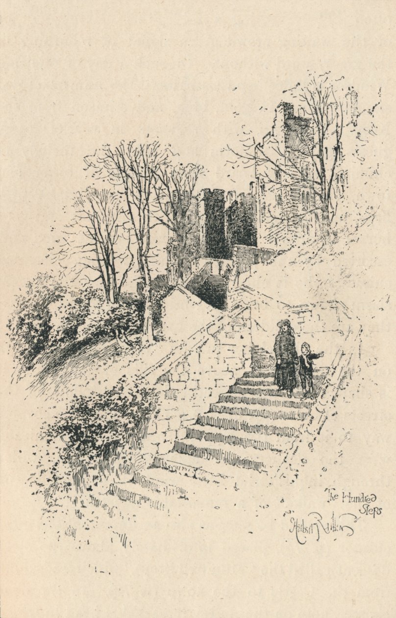 Die Hundert Stufen, 1895 von Unbekannt