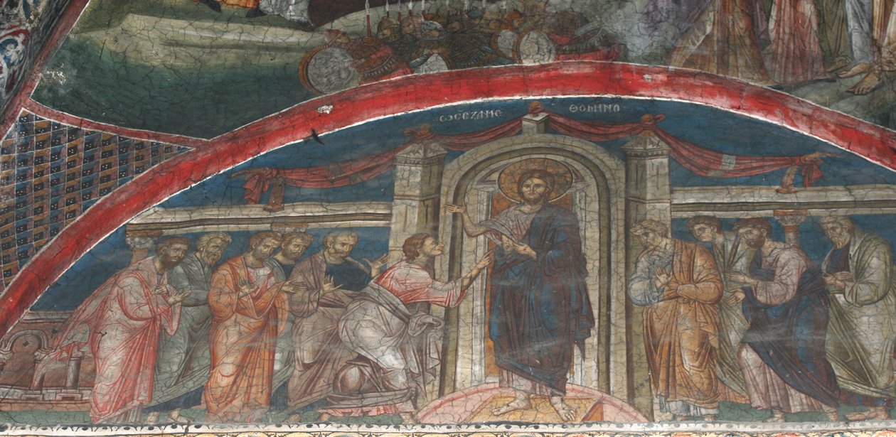 Der ungläubige Thomas, ca. 1350 von Unbekannt
