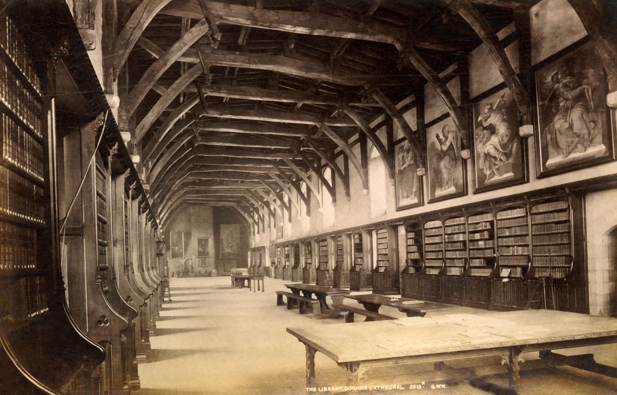 Die Bibliothek, Durham Cathedral von Unbekannt
