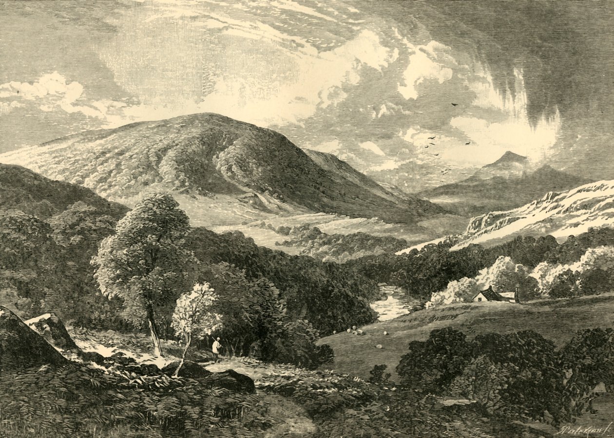 Das Lledr-Tal, 1898 von Unbekannt