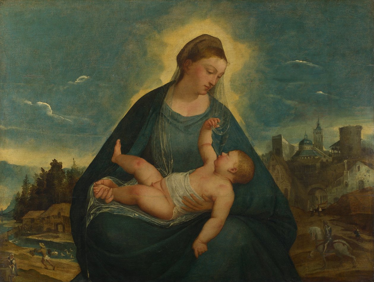Die Madonna mit Kind von Unbekannt