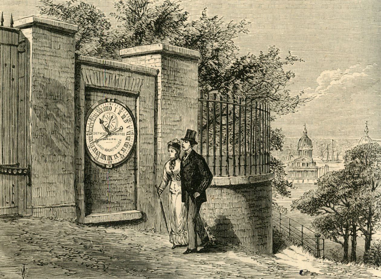 Die Magnetuhr, Greenwich Observatory von Unbekannt