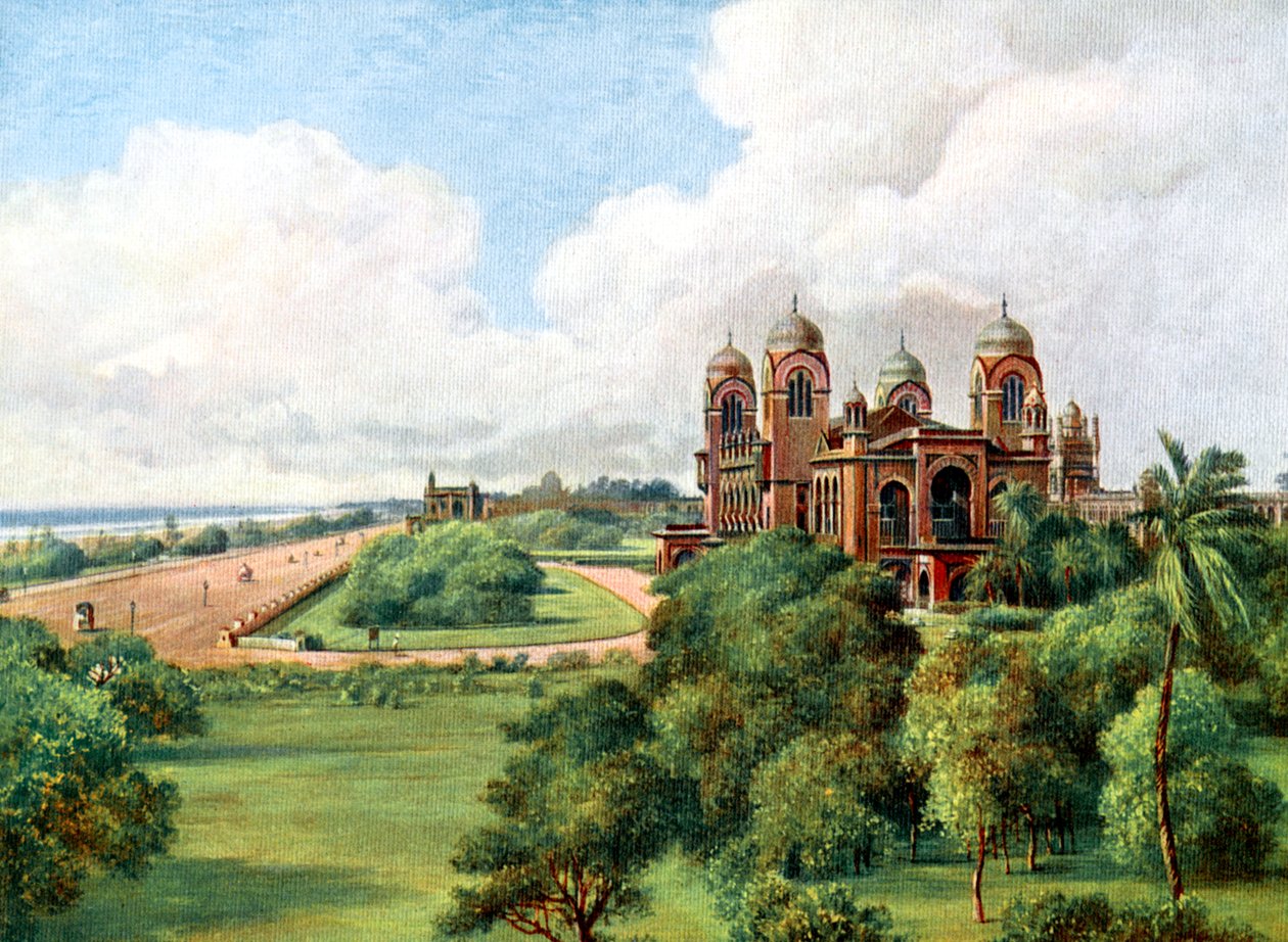 Die Marina, Madras, Indien von Unbekannt