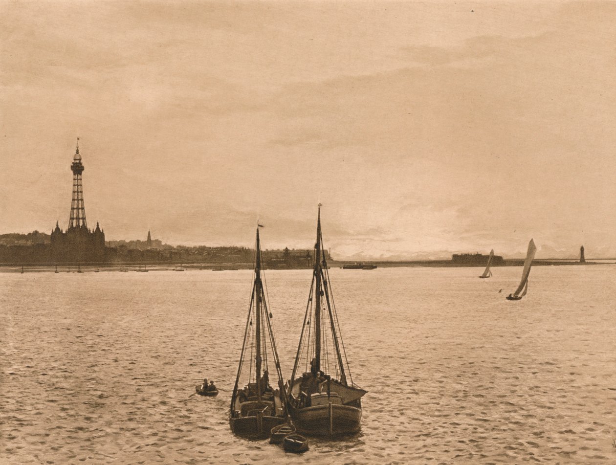 Der Mersey bei New Brighton, 1902 von Unbekannt